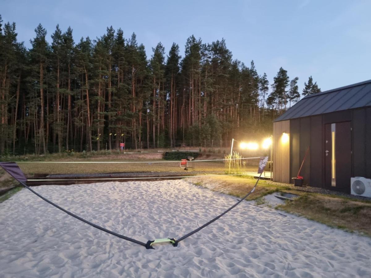 Bosko Domki Z Sauna I Balia W Sulminie Obok Gdanska Bagian luar foto
