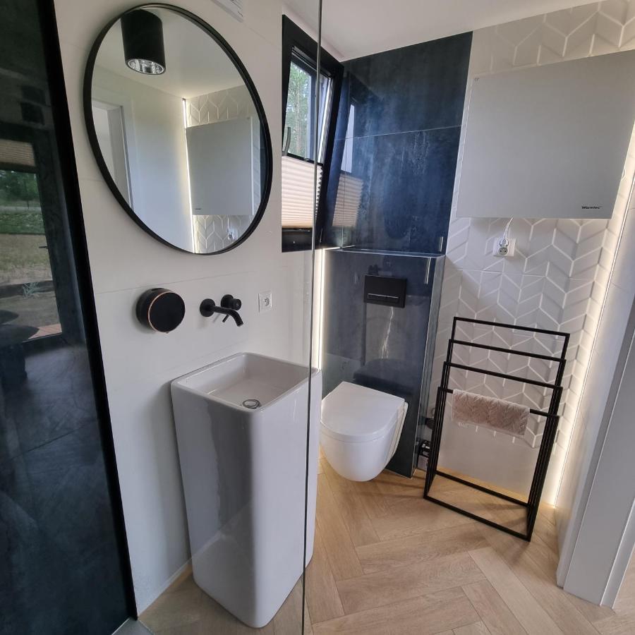 Bosko Domki Z Sauna I Balia W Sulminie Obok Gdanska Bagian luar foto