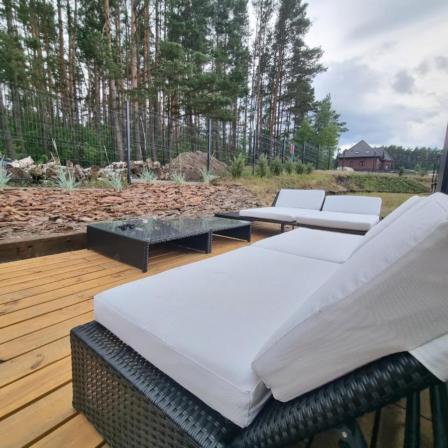 Bosko Domki Z Sauna I Balia W Sulminie Obok Gdanska Bagian luar foto