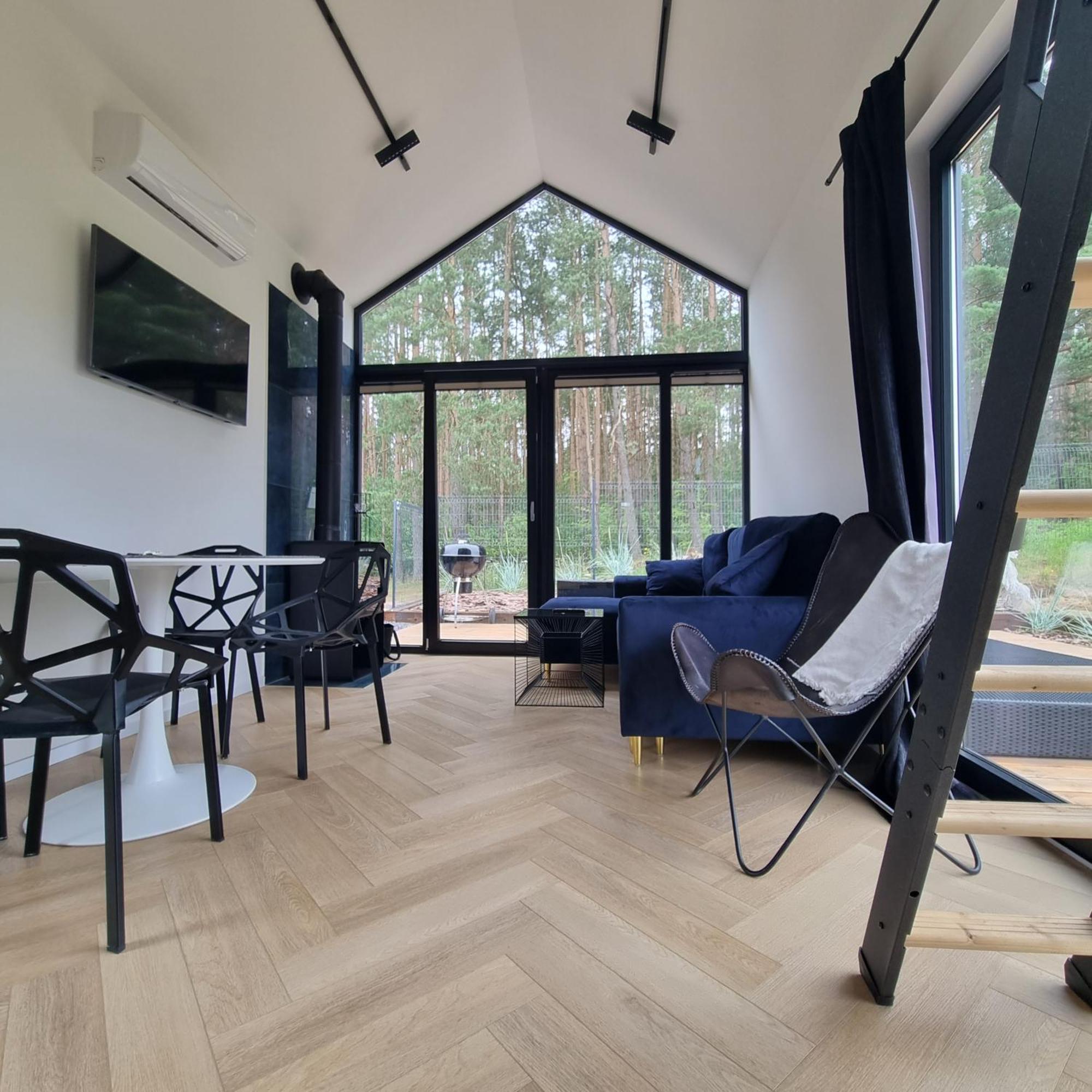 Bosko Domki Z Sauna I Balia W Sulminie Obok Gdanska Bagian luar foto