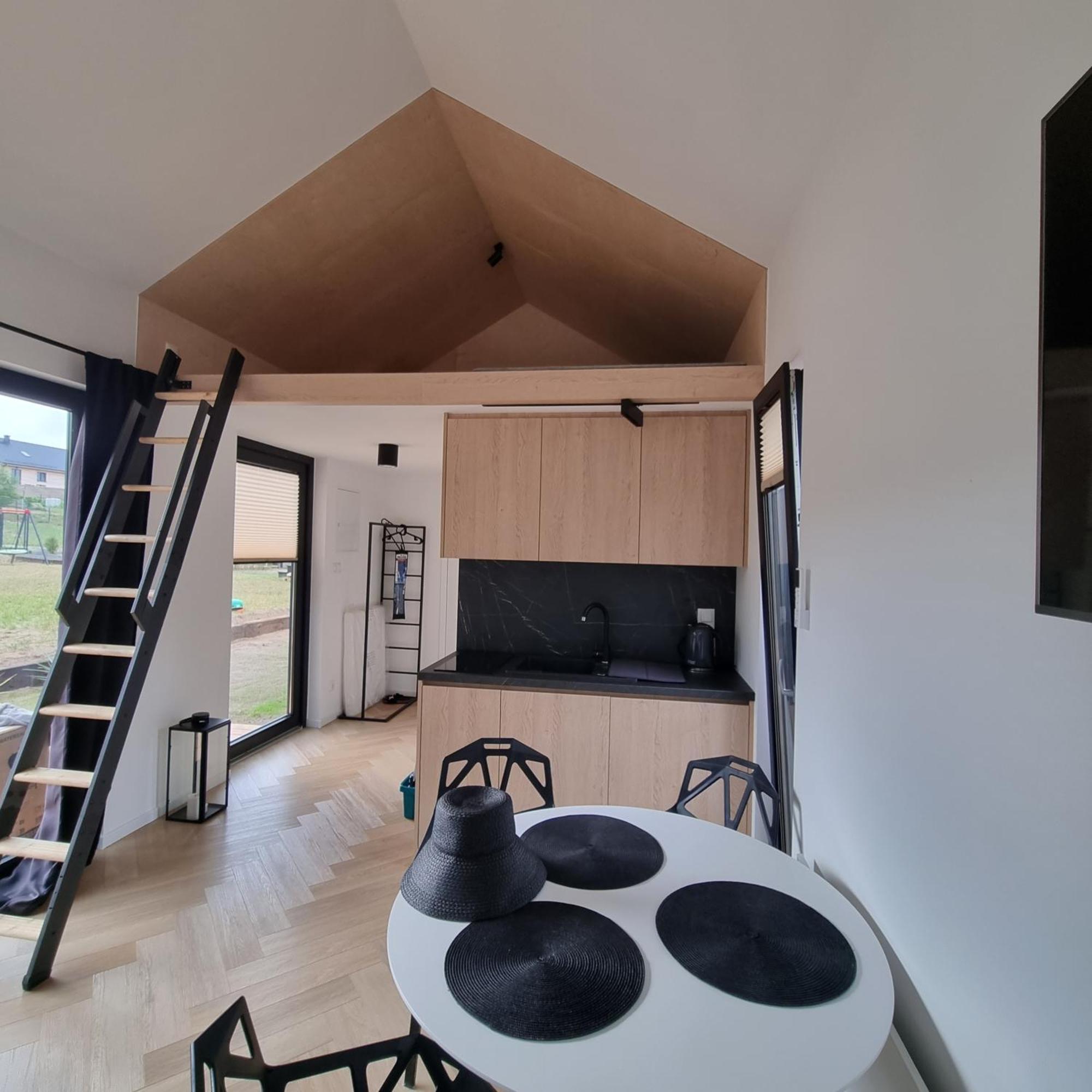 Bosko Domki Z Sauna I Balia W Sulminie Obok Gdanska Bagian luar foto